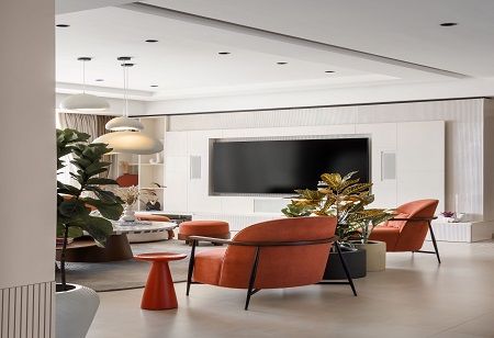 The Orange Dot by Custom Design Stories: A Modern Minimalist Home